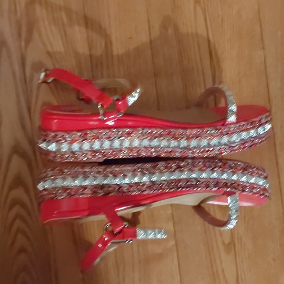 CHRISTIAN LOUBOUTIN PIRA RYAD SANDAL SIZE 42 ( BUT CHECK MEASUREMENTS FIRST) - Picture 6 of 9